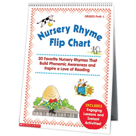 Scholastic Teaching Resources Nursery Rhyme Flip Chart, Grades PK-1 SC951382